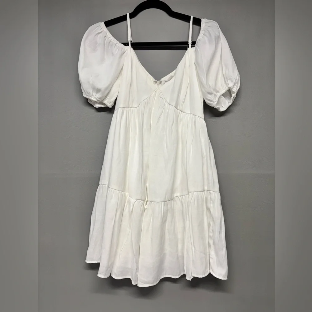 ✨HYFVE White Mini Dress Size M